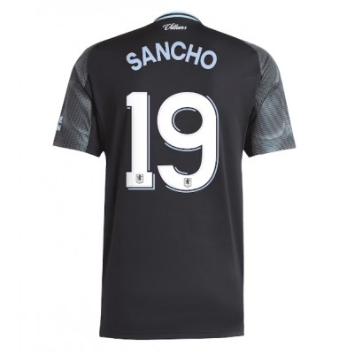 Maglie da calcio Aston Villa Jadon Sancho #19 Seconda Maglia 2025-26 Manica Corta Maglie da calcio Aston Villa Jadon Sancho #19 Seconda Maglia 2025-26 Manica Corta